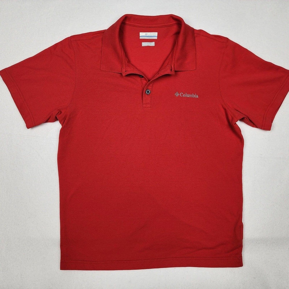 ✅ Columbia Sportswear Polo Men's Size S Shirt Collared Pullover Tee Short Sleeve
